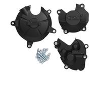 Engine Stator Side Cover Fit For Ninja ZX-6R Motorcycle Protection Bundle 2007-2025 Engine Cover Pulse Protector De Motor Moto Motorcycle Engine Stator Cover(Dark Grey)