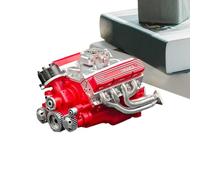 Engine Statue - 1pc Resin Engine Model, Desk Ornament Craft, Mechanical Display, Portable Lightweight, Creative Hobby Collector Sculpture For Garage Workshop Classroom Birthday Home Decor Display