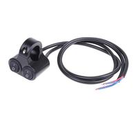 Engine Stop Kill Switch Aluminum Alloy Motorcycle Handlebar Control Switch Dual Button Headlight Flasher Speaker 2 Choice(A1)