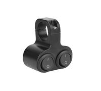 Engine Stop Kill Switch Aluminum Alloy Motorcycle Handlebar Flasher Speaker Switch Headlight 7/8in 22mm Dual Button Control
