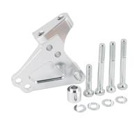 Engine Subframe Mounting Engine Block Mount Bracket Set Fit for Honda K-Series K20A K24A K20Z K24Z(Silver)