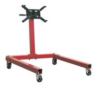 Engine Support Stand - Adjustable Mounting Arms - 550kg Weight Limit - Castors