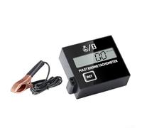 Engine Tachometer for 2 4 Chainsaw Lawn Mower Precise RPM Meter LCD Screen Wire Clamp Tool