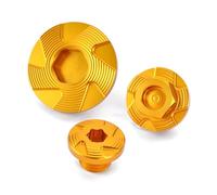 Engine Timing Cap Motorcycle Engine Timing Oli Filter Plugs Screw Bolts Set For KA&WASAKI KX450F 2009-2018(Gold)