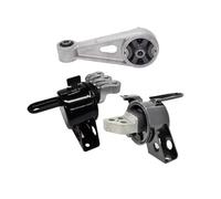 Engine Torque Mount Compatible with Chevrolet for Spark for Matiz 2012-2024 for Beat 2012 3pcs Car Engine Trans Mount Motor for Bracket