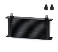 Engine Transmission Oil Cooler With 10AN Female To 8AN 6AN 19 Row Universal British Type Aluminum Oil Cooler Engine(Green)