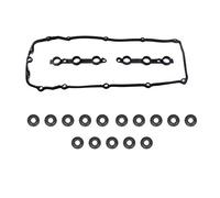Engine Valve Cover Gasket Kit with 15 Grommet Seals Replacement for BMW E39 E46 E53 E60 E83 Z4 M54 525i 530i 325Ci 325i 325xi 330Ci 330i 330xi X5 525i 530i X3 L6 2.5L 3.0L 11120030496 (18pcs)
