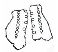 Engine Valve Cover Gaskets for Land Rover for Range Rover Sport LR005897, LR005898 Camshaft Rocker Cover Seal Kit Replacement Black Plastic 2 Pcs