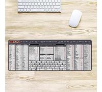 Engineer Architect Gifts Ultimate Auto cad Command Alia SES Shortcuts Mouse Mat, Quick Command Reference for Auto cad Users Mousepad,Gift for Architect Desk Mat Gaming Desk Mat KMH
