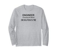 Engineer Changing the World One Solution at a Time Long Sleeve T-Shirt
