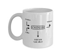 Engineer Coffee Mug - Engineering flow chart Cup - Funny Gifts For Network Petroleum Engineering