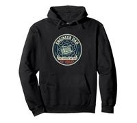 Engineer Dad Blueprint Mechanical Innovation Father's Day Pullover Hoodie