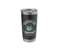 Engineer Dad Blueprint Mechanical Innovation Father's Day Stainless Steel Insulated Tumbler