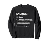 Engineer Definition Funny Sarcastic Precision Guesswork Sweatshirt