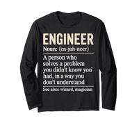 Engineer Definition Solving Problems Since Day One Long Sleeve T-Shirt