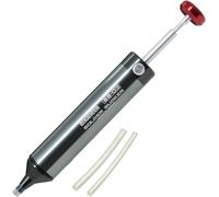 Engineer Desoldering Pump SS-03 - Flexible Silicone Nozzle for Maximum Solder Extraction - High Suction Solder Sucker for PCB Repair & Electronics - Made in Japan