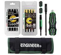 ENGINEER DXZ-05 Engineer Combining Tools 7-Piece Set, Compatible with Crushed Phillips and Hex Socket Bolts, Screwdriver for Removing Countersunk Screws