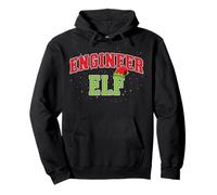 Engineer Elf Christmas Family Matching Group Engineering Pullover Hoodie