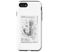 Engineer Engineering Monogram Initial Capital Letter J Name Case for iPhone SE (2020) / 7/8