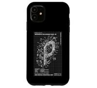 Engineer Engineering Monogram Initial Capital Letter P Name Case for iPhone 11