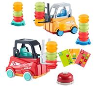 Engineer Forklift Transport Game, Kids Forklift Frenzy Game, Children's Engineering Truck Forklift Toy, Develop Fine Motor Skills & Logic, Educational Stacking Game Gift for Toddlers, Boys & Girls
