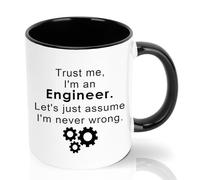 Engineer Gifts Ceramic Mug Birthday Gifts for Computer Civil Mechanical Electrical Software Engineers Engineering Students Teachers Birthday Christmas Valentines Retirement Gift for Engineer Friend