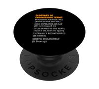 Engineer Glossary Humor Design PopSockets Adhesive PopGrip