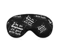 Engineer Good with Math Fashion Sleep Eye Mask Soft Covers for Sleeping with Adjustable Strap