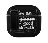 Engineer Good with Math Slim Compatible with Airpods 4 Case Protective Hard Cover Skin