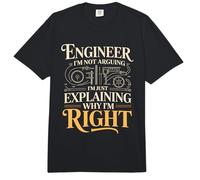 Engineer I'm Not Arguing I'm Just Explaining Why I'm Right Comfort Colors Adult Heavyweight T-Shirt