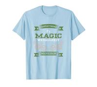 Engineer Major Professional Its Magic Called It Engineering T-Shirt, Men, Baby Blue, XX-Large