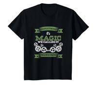 Engineer Major Professional Its Magic Called It Engineering T-Shirt, Youth, Black, 3T
