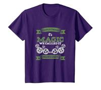 Engineer Major Professional Its Magic Called It Engineering T-Shirt, Youth, Purple, Medium