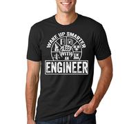 Engineer Mens T-Shirt Trust Me I Am an Engineer Gift for Engineer Tee Shirt Black S