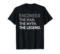 Engineer The Man The Myth The Legend Engineering Humor Geek T-Shirt