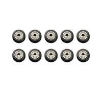 Engineered 10pcs For 3D Printer Pulleys MR105 625zz for ENDER 3 and For CR 10 Series Reliable Use (V wheel black)