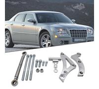 Engineered Aluminum Alternator Bracket for Chrysler for Dodge V Belt Applications Fits Various Models (Silver )