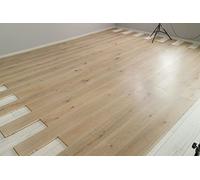 Engineered European Rustic Oak Flooring Sample - 14mm x 190mm - 3.6mm Oak Layer - WHITE WASH Lacquered - Long Planks 1.9M+