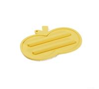 Engineered for durability this silicone lid pad provides dependable grip and heat shielding on contact zones (Yellow)