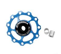 Engineered for Excellence Aluminum Alloy and Sealed Steel in the 1113T Bicycle Pulley Design (11T blue)