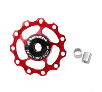 Engineered for Excellence Aluminum Alloy and Sealed Steel in the 1113T Bicycle Pulley Design (11T red)