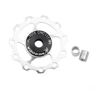 Engineered for Excellence Aluminum Alloy and Sealed Steel in the 1113T Bicycle Pulley Design (11T silver)