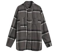 Engineered Garments Men's Brushed Big Plaid Work Shirt Grey/Black