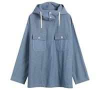 Engineered Garments Men's Chambray Cagoule Shirt Light Blue Large
