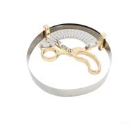 Engineered Metal Ruler For Assessing Cap Fit And Ring Size With Minimal User Effort And Maximum Functional Longevity(55-68cm)