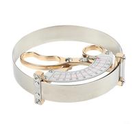 Engineered Metal Ruler For Assessing Cap Fit And Ring Size With Minimal User Effort And Maximum Functional Longevity(42-52cm)