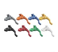 Engineered Motorcycle Clutch Lever 22mm with Folding Capability for Stunt Riders and Broad Compatibility Across Models (Orange)