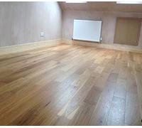 Engineered Oak Wood Flooring - 14 x 125 x RL (mm) - Brushed Matt Lacquered **Sample**