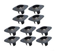 Engineered To Fit Most Common Sprinkler Models Without Modification For Immediate Use After Placement(10pcs black)