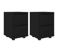 Engineered Wood Bedside Table Nightstand Small Modern Furniture Home vidaXL